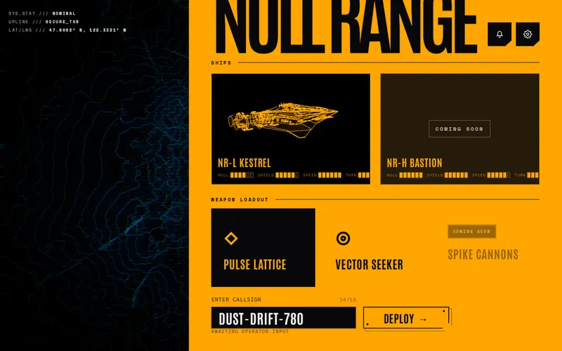 Screenshot of Null Range